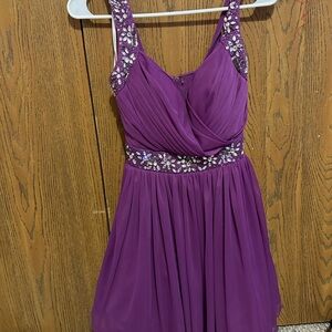 Purple Homecoming dress